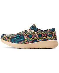 Ariat Men's Southwestern Print Stretch Casual Hilo - Moc Toe