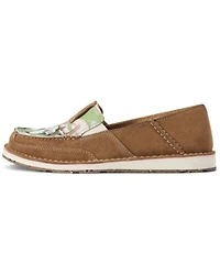 Ariat Women's Doe Camo Print Slip-On Casual Cruiser - Moc Toe