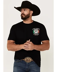 Cowboy Hardware Men's Triple Skull Short Sleeve Graphic T-Shirt