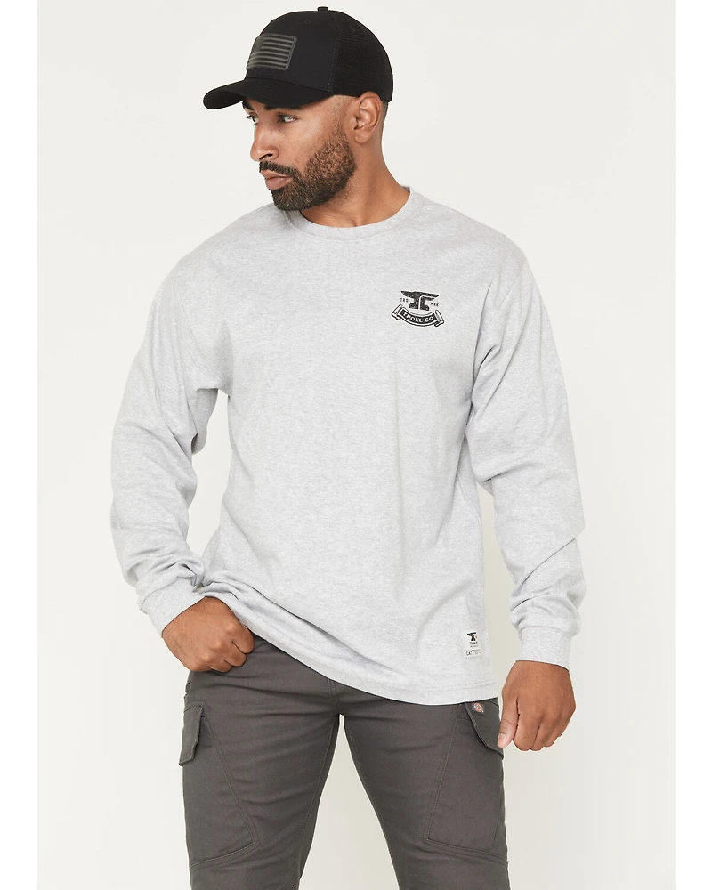Troll Co Men's FR Haggler Long Sleeve Graphic Work T-Shirt