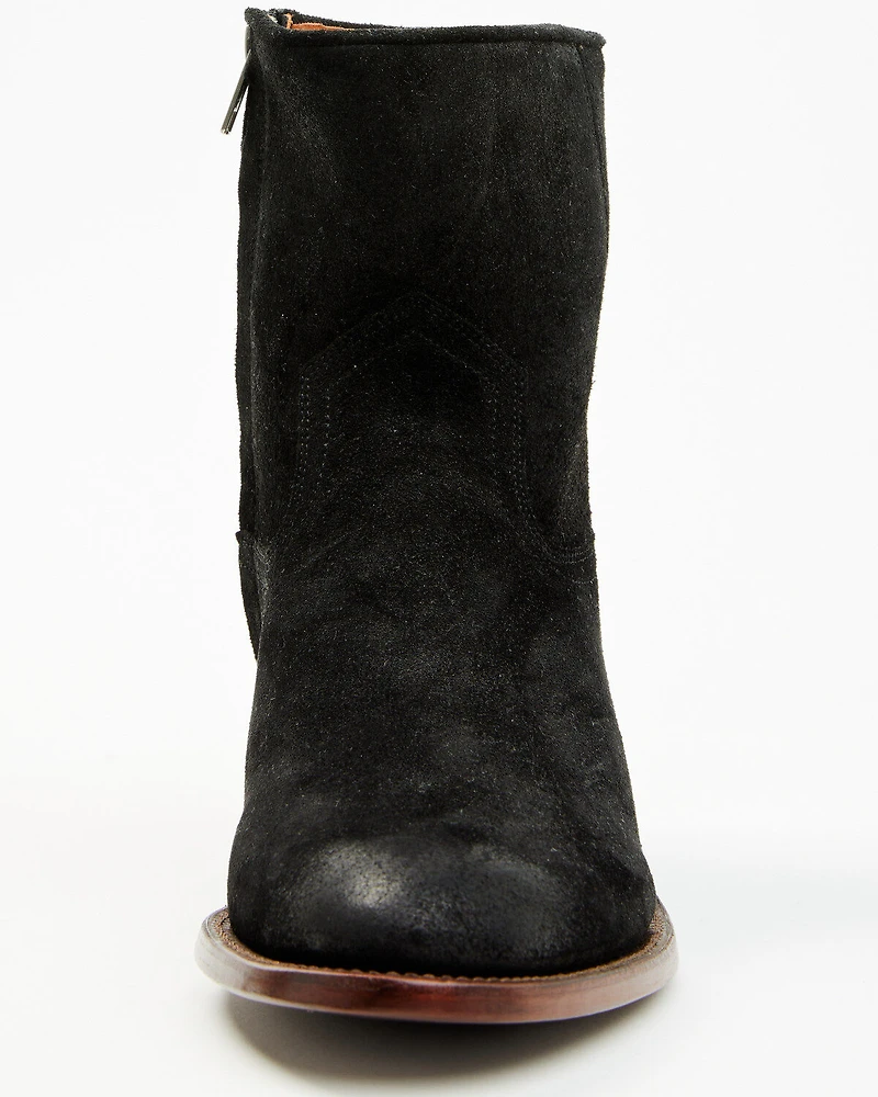 Moonshine Spirit Men's Pancho Roughout Ankle Boots - Round Toe