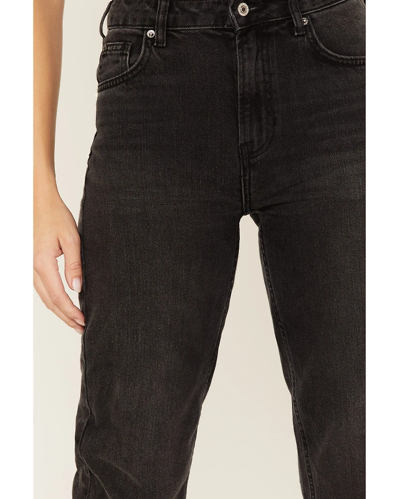 Free People Women's High Rise Pacifica Straight Jeans