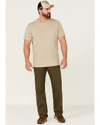 Brothers and Sons Men's Weathered Ripstop Stretch Slim Straight Pants