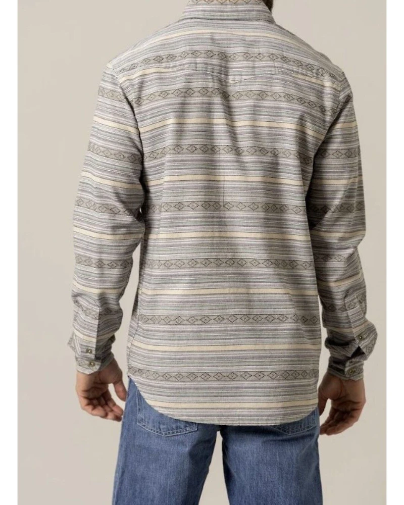 Kimes Ranch Men's Ortega Southwestern Striped Long Sleeve Button-Down Western Shirt