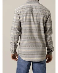 Kimes Ranch Men's Ortega Southwestern Striped Long Sleeve Button-Down Western Shirt