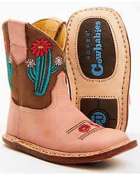 Roper Infant Girls' Cowbaby Cactus Western Boots - Square Toe