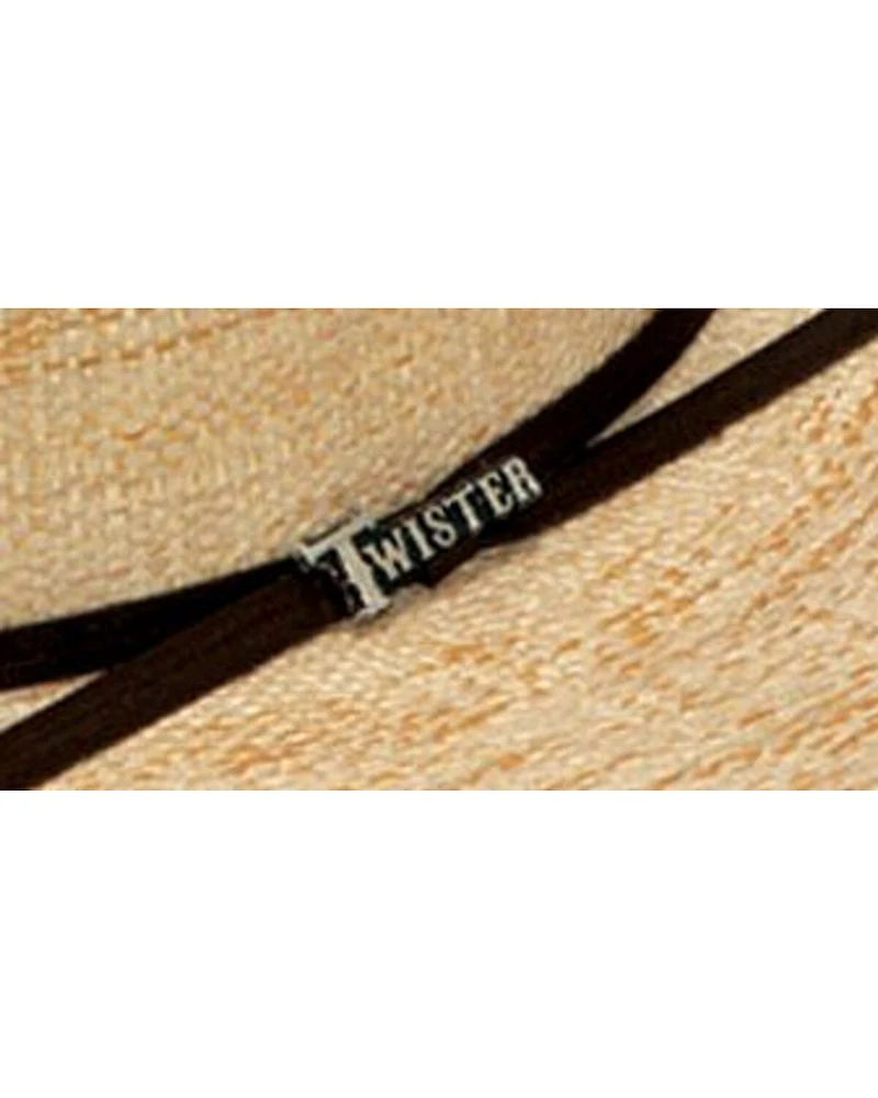 Twister Bangora Open Crown Straw Cowboy Hat
