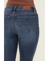 Shyanne Women's Aria Mid Rise Bootcut Stretch Denim Jeans