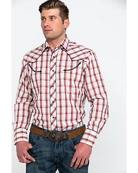 Roper Men's Large Fancy Plaid Long Sleeve Western Shirt