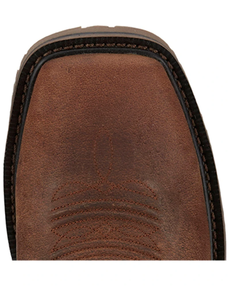 Justin Men's Broncy Waterproof Western Work Boots - Composite Toe