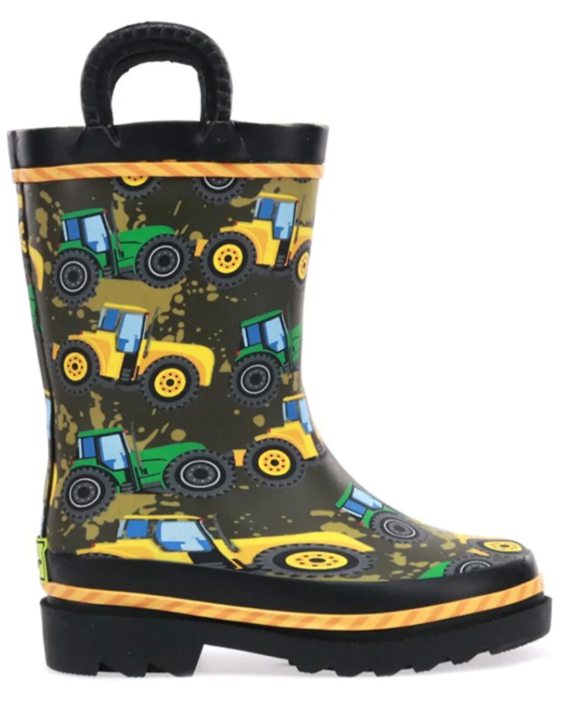 Western Chief Boys' Tractor Tough Rain Boots