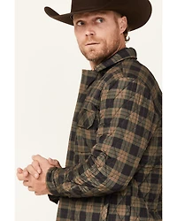 Cody James Men's Prescott Plaid Print Puffer Jacket - Tall