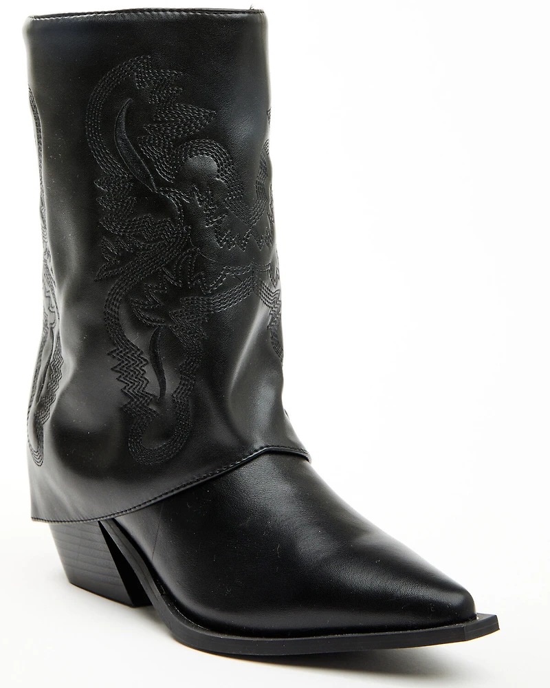 Azalea Wang Women's Portabella Booties - Snip Toe