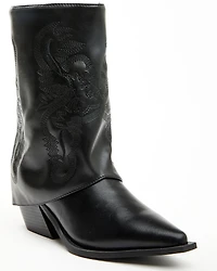 Azalea Wang Women's Portabella Booties - Snip Toe