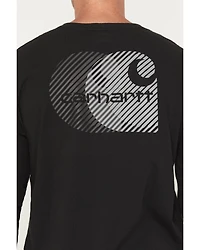 Carhartt Men's Relaxed Fit Heavyweight Long Sleeve Pocket Graphic Work Shirt