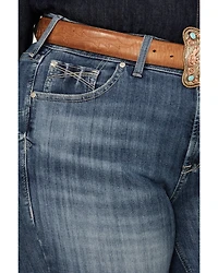 Ariat Women's Malaysia Dark Wash Perfect Rise Annie Stretch Bootcut Jeans - Plus