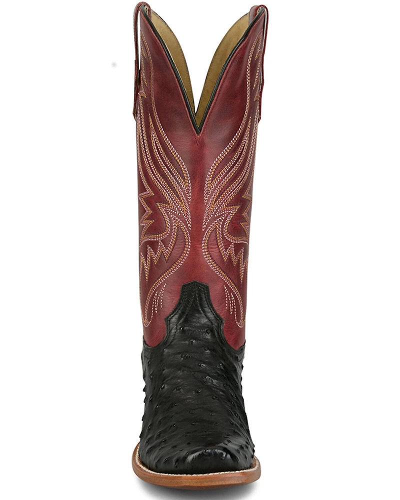 Tony Lama Women's Zaire Exotic Full Quill Ostrich Western Boots