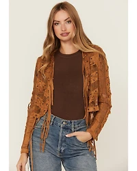 Vocal Women's Suede Tassel Jacket