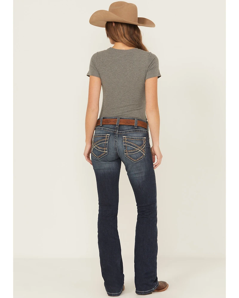 Ariat Women's Mid Rise Entwined Bootcut Jeans