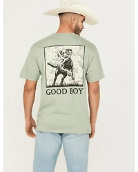Buckwear Men's Good Boy Shed Fetch Short Sleeve Graphic T-Shirt