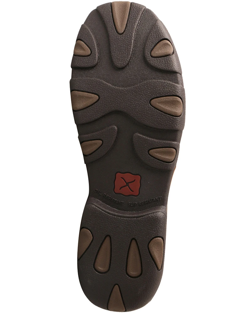 Twisted X Men's Basket Weave Slip-On Shoes - Moc Toe