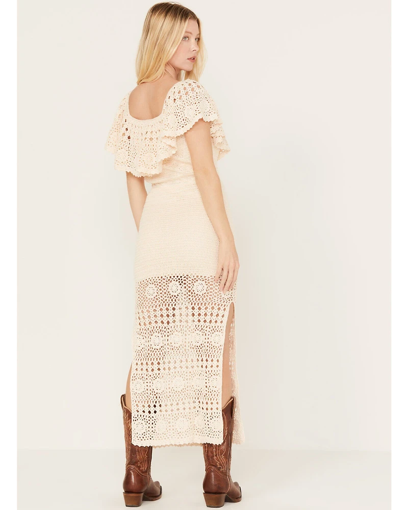 Spell Women's Iluka Crochet Midi Dress