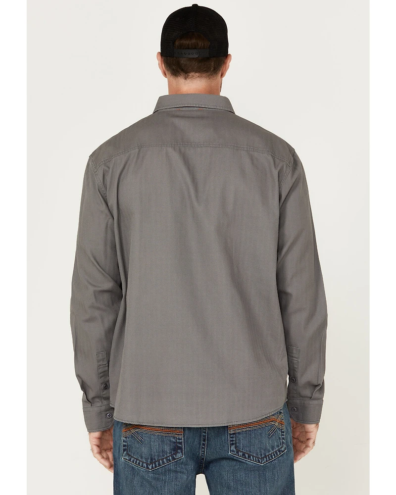 Hawx Men's Long Sleeve Button-Down Work Shirt