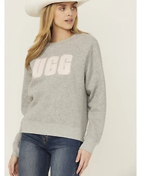 UGG Women's Madeline Fuzzy Logo Crewneck Sweatshirt