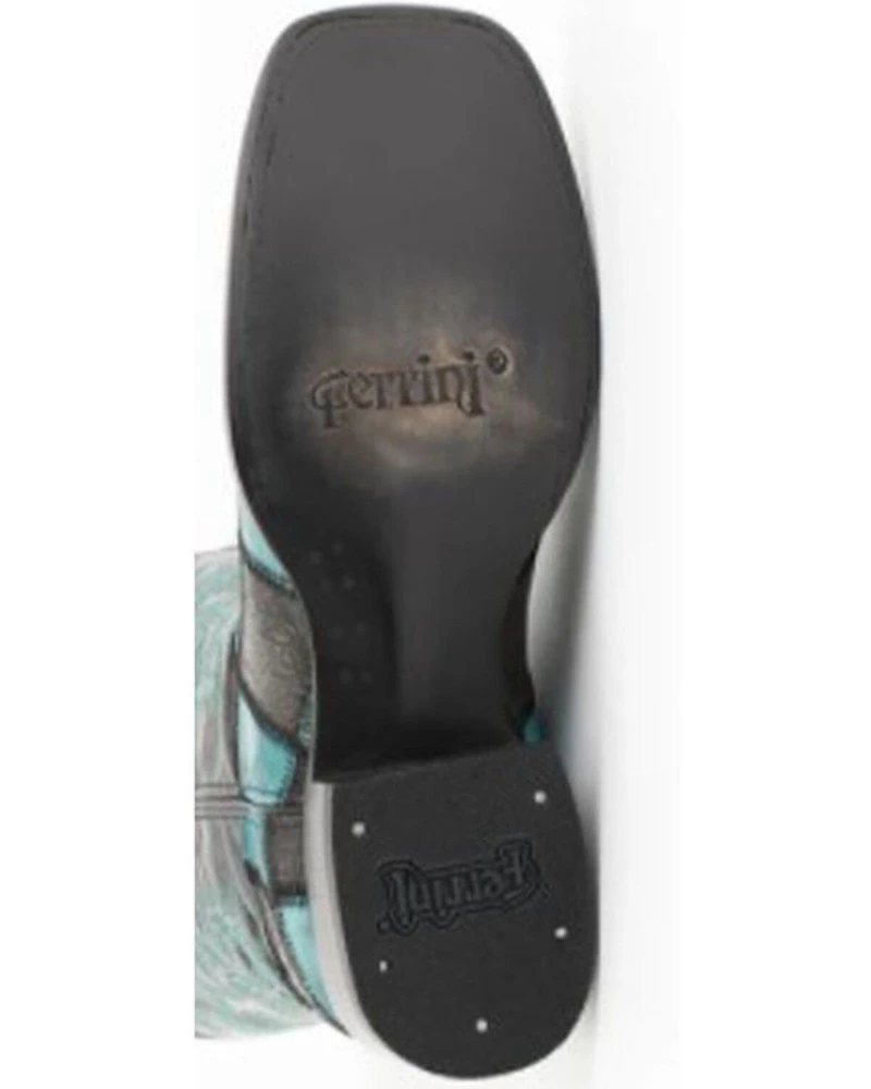 Ferrini Men's Patch Western Boots - Broad Square Toe