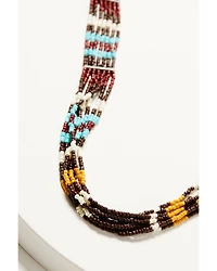 Shyanne Women's Frontier Seed Bead Layered Necklace
