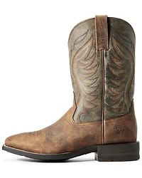Ariat Men's Amos Shock Shield Quickdraw Western Performance Boots - Broad Square Toe