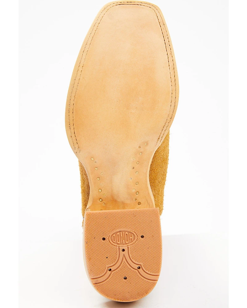 Hondo Boots Men's Roughout Western - Broad Square Toe