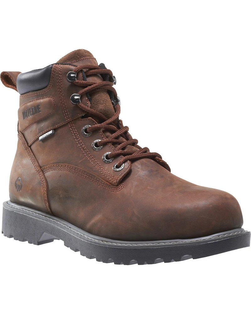 Wolverine Men's Floorhand Waterproof 6" Work Boots - Steel Toe