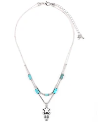 Cowgirl Confetti Women's Empty Island Layered Necklace