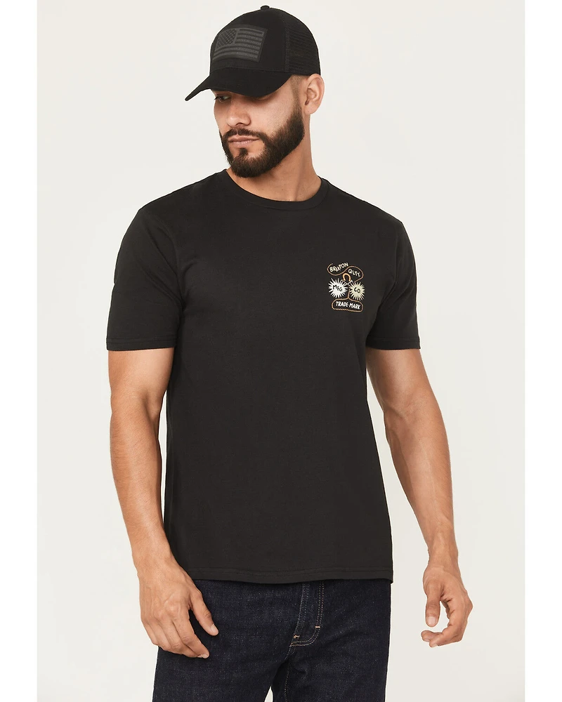 Brixton Men's Remo Logo Short Sleeve Graphic T-Shirt