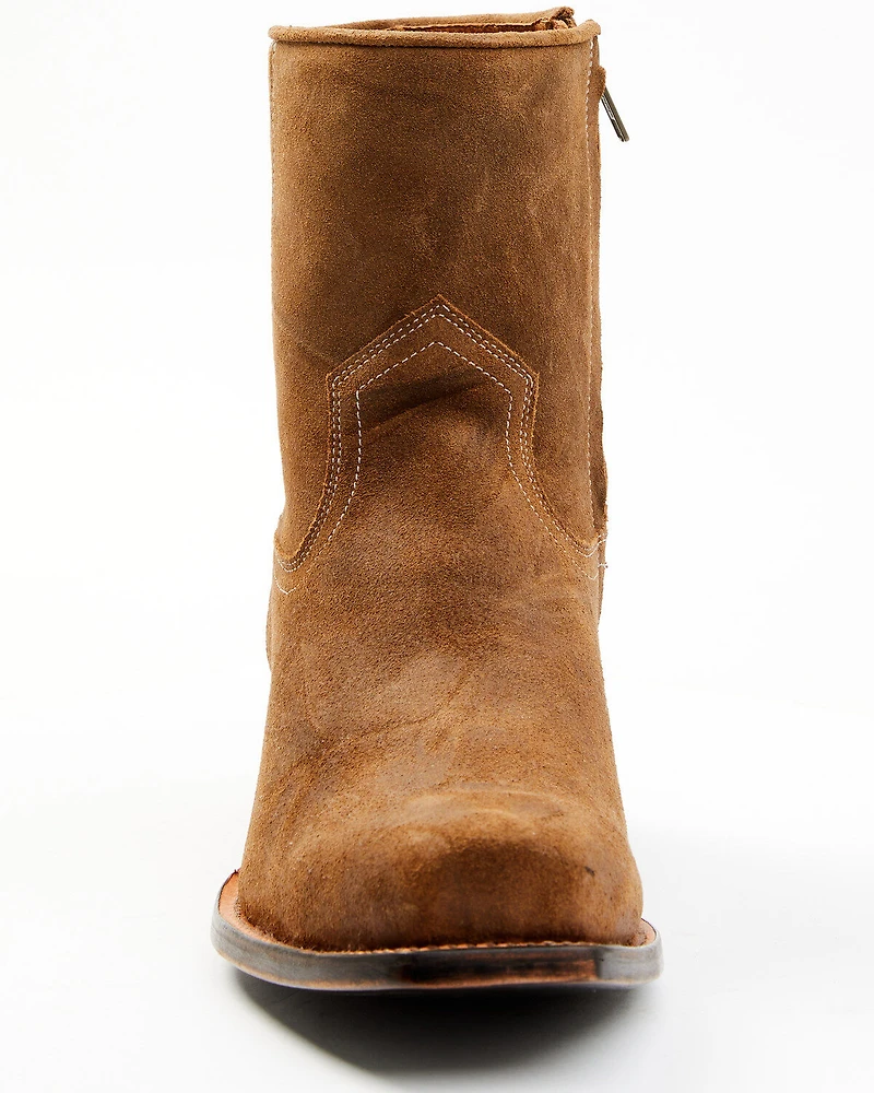 Moonshine Spirit Men's Pancho Roughout Western Boots - Square Toe