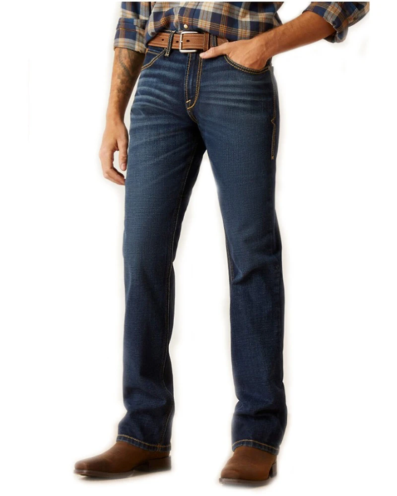 Ariat Men's M8 Reese Dark Wash Modern Slim Stretch Denim Jeans
