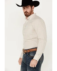 Ariat Men's Pro Series Kiernan Plaid Print Long Sleeve Button-Down Western Shirt