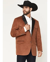 Cody James Black 1978™ Men's Solid Corduroy Button-Down Sportcoat