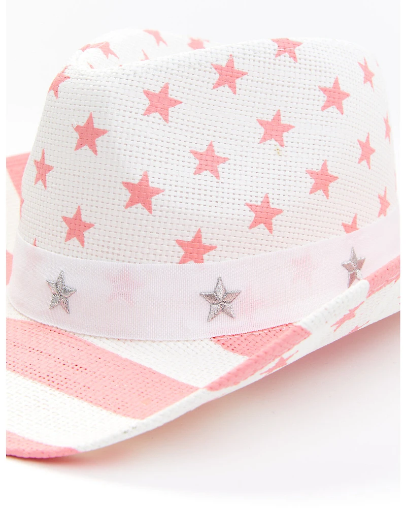 Shyanne Little Girls' Justice Straw Western Hat