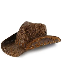 Shyanne® Women's Embellished Brim Straw Hat