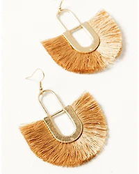 Shyanne Women's Golden Hour Fringe Earrings