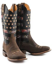 Tin Haul Men's Open Season Transparent Western Boots - Broad Square Toe