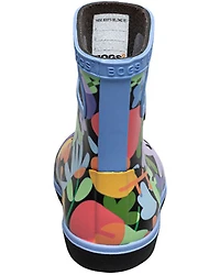Bogs Toddler Girls' Skipper II Overlap Flowers Rain Boots