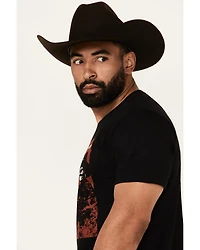 Cody James Men's Cowboy Skeleton Short Sleeve Graphic T-Shirt