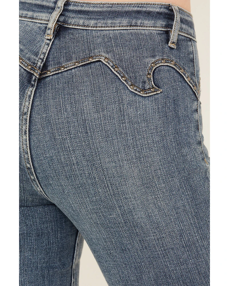 Idyllwind Women's Beasley Gypsy High Rise Western Yoke Stretch Bootcut Jeans