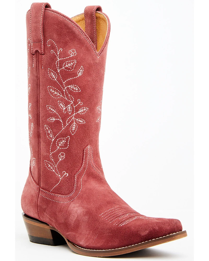 Shyanne Women's Bambi Suede Western Boots - Snip Toe
