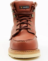 Hawx Men's USA Moc Wedge Value Work Boots - Soft Toe