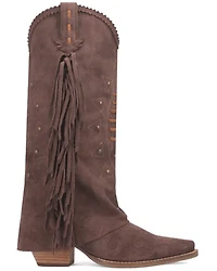 Dingo Women's Spirit Trail Fringe Tall Western Boots - Round Toe