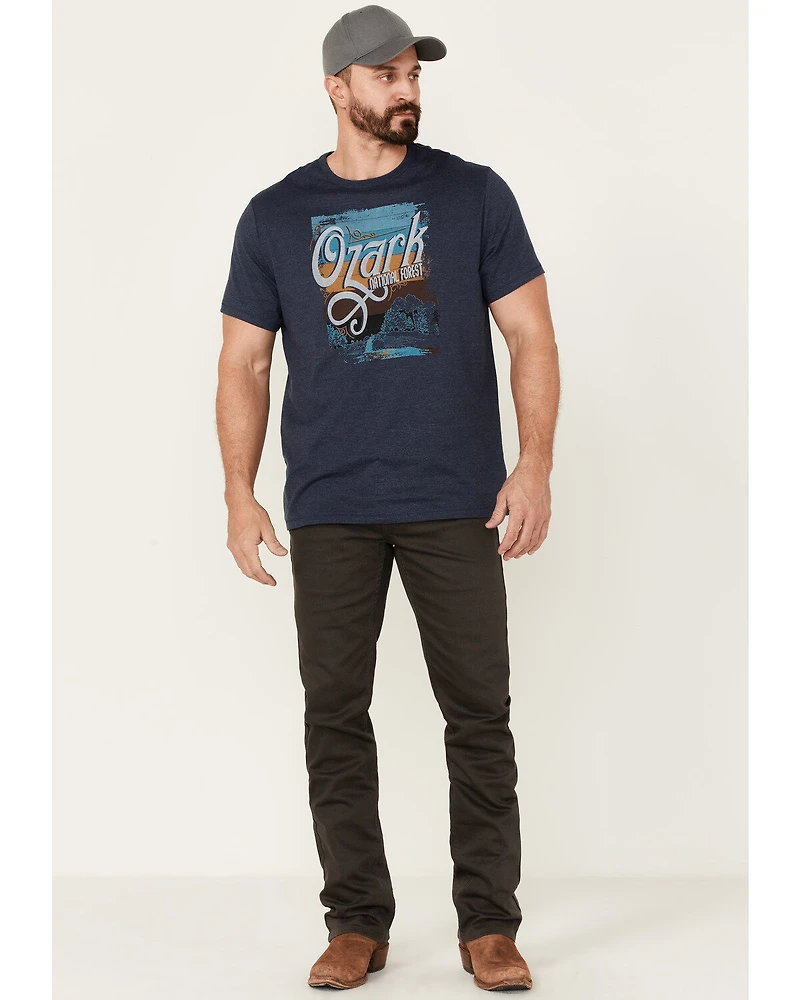 Brothers and Sons Men's Navy Ozark National Forest Graphic Short Sleeve T-Shirt